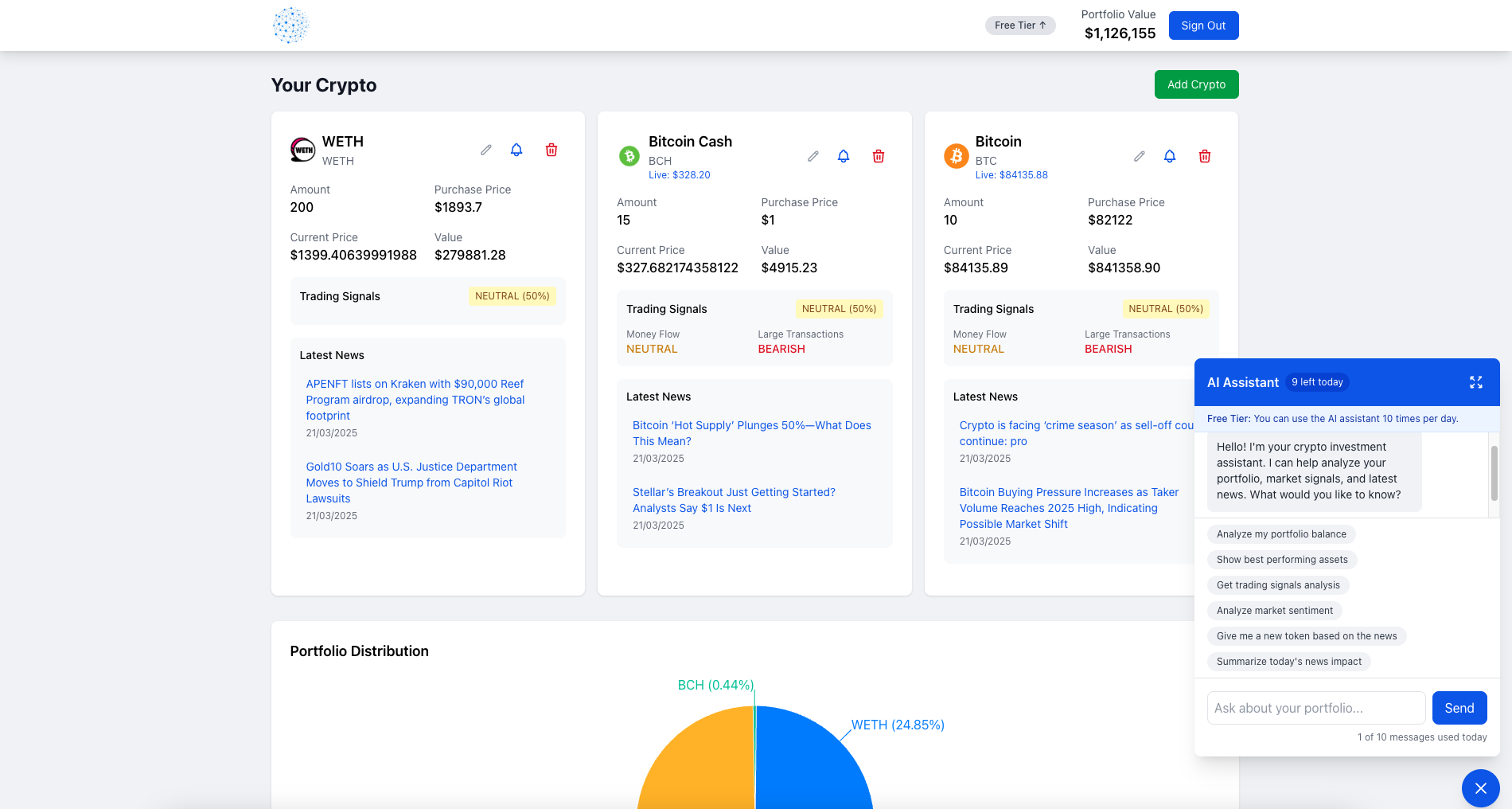 AI Crypto Agent Video Preview